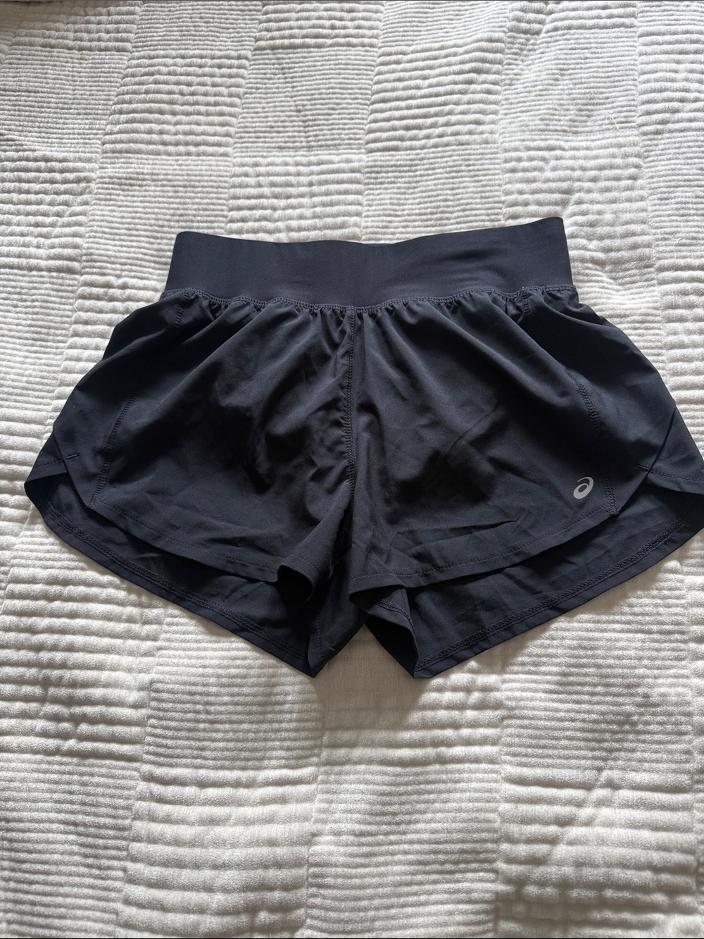 Asics Black Women's Athletic Running Shorts